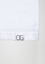 Load image into Gallery viewer, White with Green Stripes Tee V.1